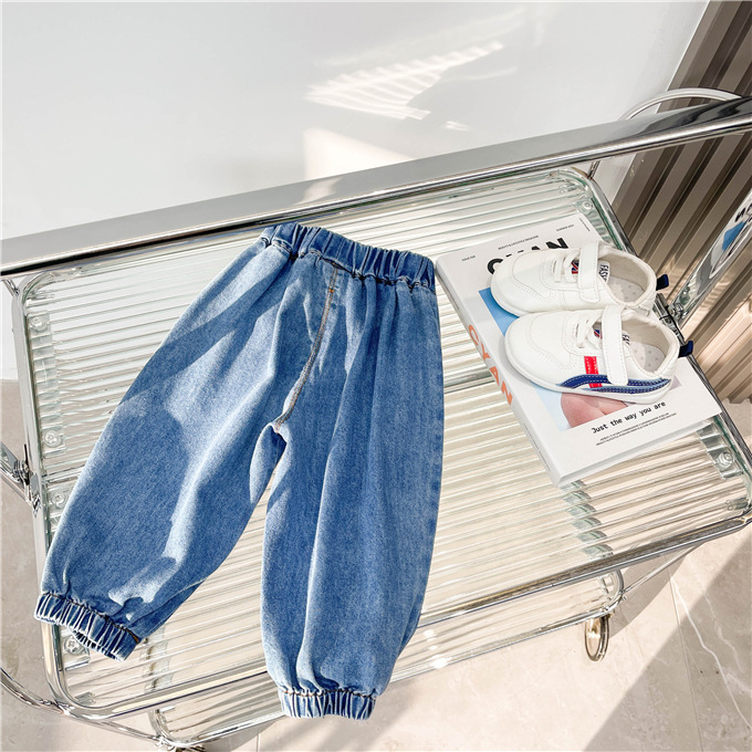 贝贝城秋季新品韩版儿童裤子男宝宝牛仔裤1-3-5岁儿童束脚裤休闲详情8