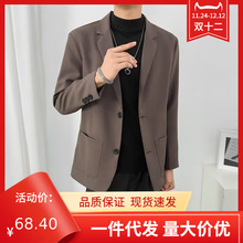 小西裤男坠感修身直筒休闲裤男生婚庆商务秋季高档男装白色九分裤详情16