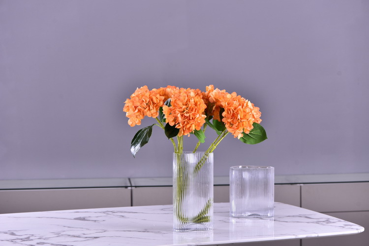 Factory supply of artificial hydrangeas, high-end hydrangea wholesale, wedding, home, hotel landscaping, main flowers, decorative artificial flowers pic 25