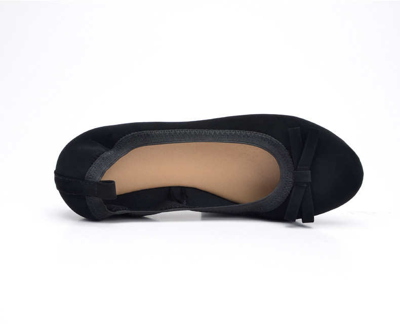 外贸跨境牛巴蛋卷鞋女2023新款圆头软底弯弯鞋women flat shoes详情21