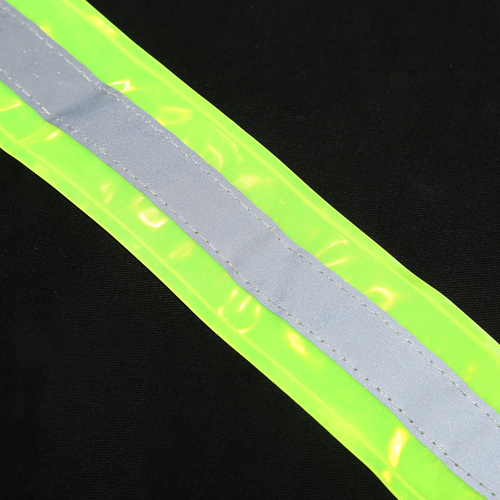 厂家直供荧光绿警示织带交通出行反光背心制作材料涤纶织带批发详情3