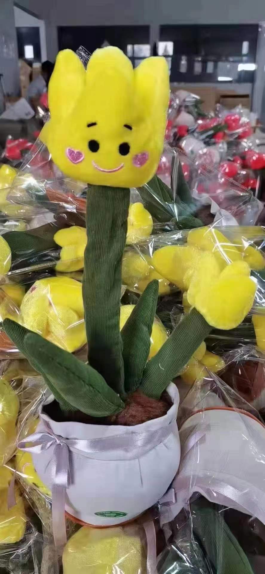 Cross-border new style: dancing and swaying tulip, seductive rose, singing recording, plush toy, cactus pic 8
