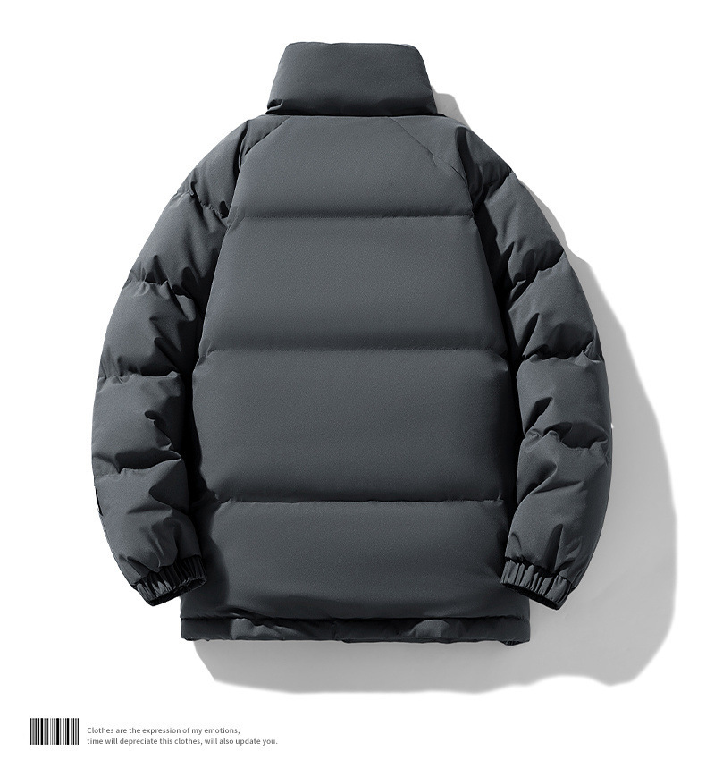 冬季羊羔绒棉衣羽绒棉服男士立领户外面包服加厚保暖外套情侣棉袄详情21