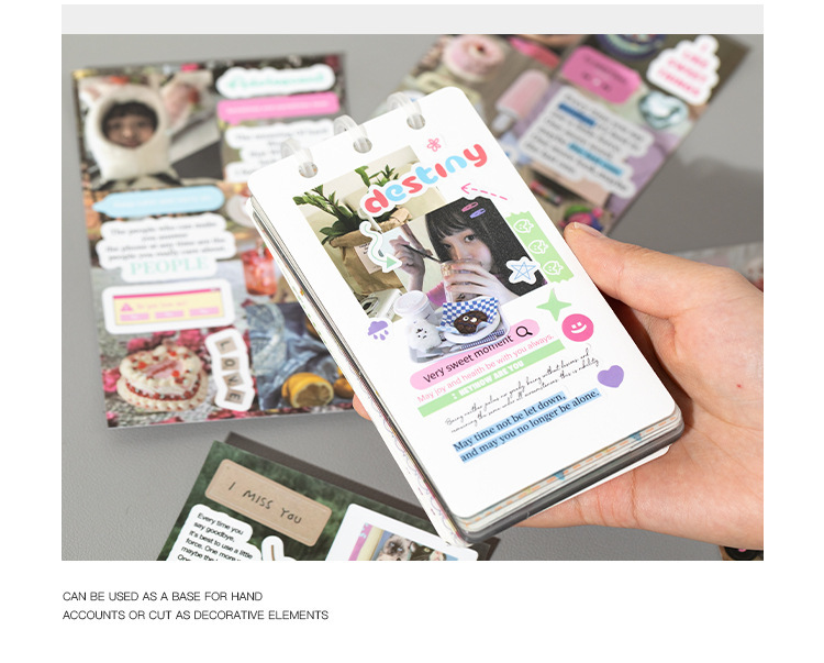 语闲切模贴纸书 漫游未完结系列 盐系古早风素材手帐谷子咕卡拼贴详情8