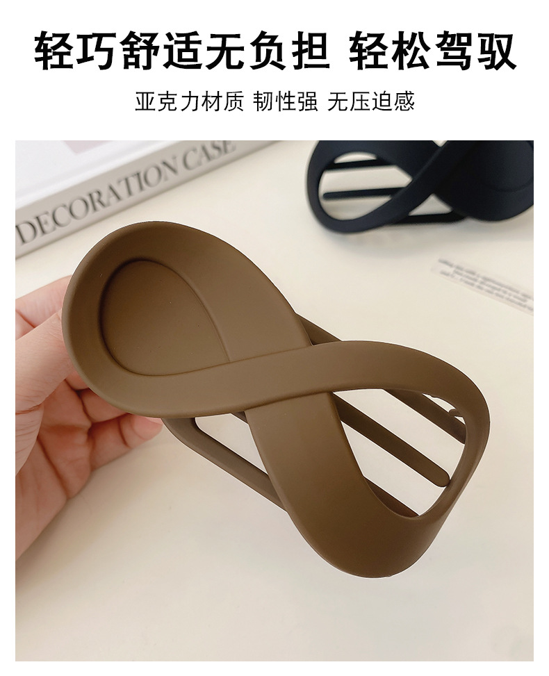 国潮系列网红新款高级感发夹女后脑勺抓夹盘发神器头发夹子鸭嘴夹发卡头饰详情4