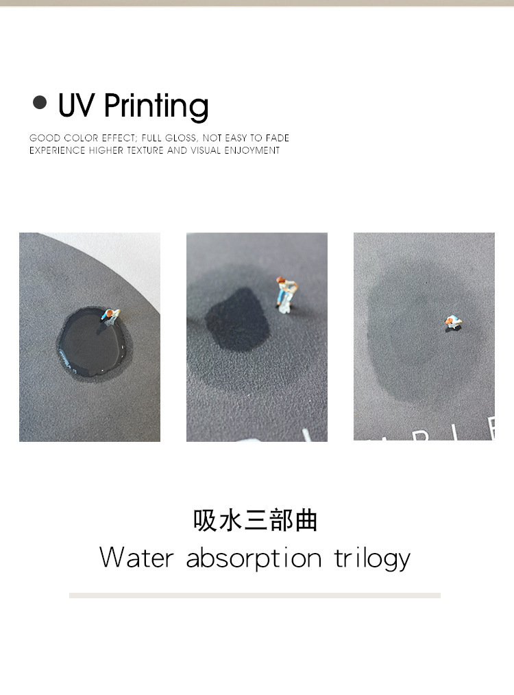 代发厨房台面沥水垫田园风家用餐具洗碗硅藻泥吸水垫吧台隔热垫详情2