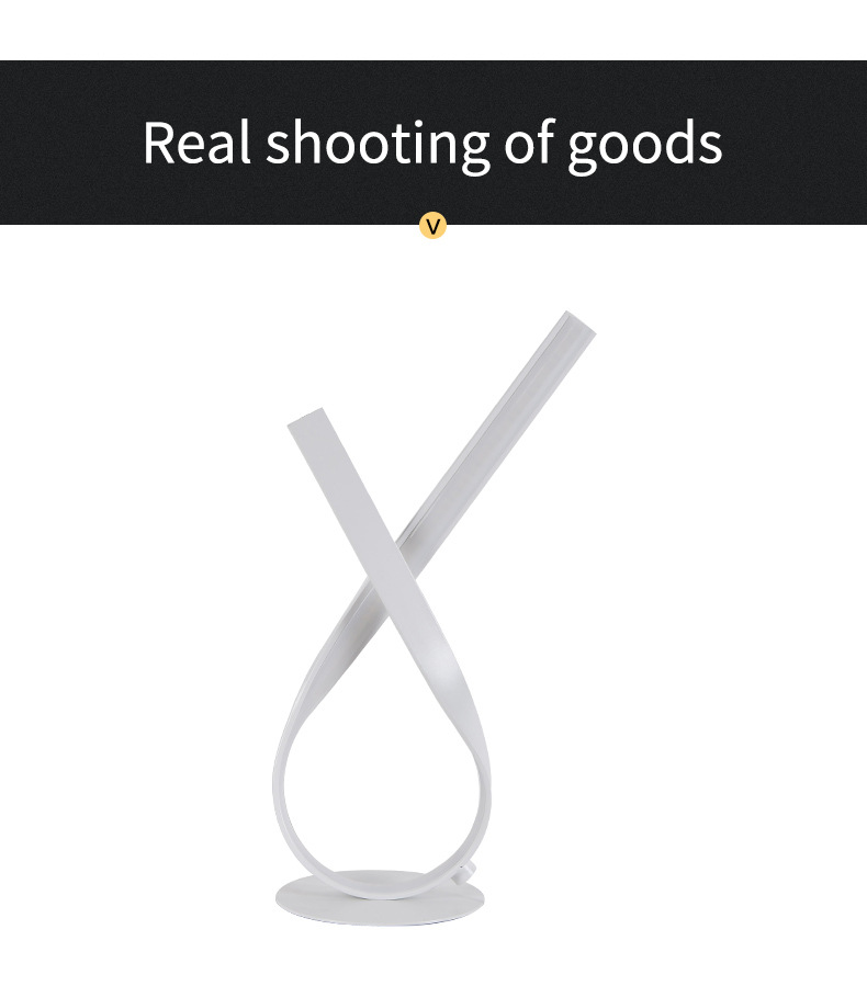 Creative, fashionable and personalized desk lamp for foreign trade, simple, romantic and warm bedroom, remote control dimming, smart APP, color-changing light RGB pic 8