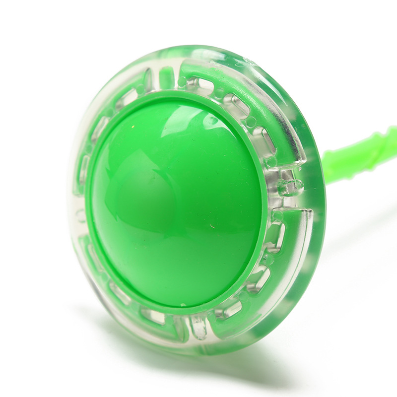 地摊热销儿童健身玩具闪光跳炫舞跳跳环带灯七彩蹦蹦球闪光跳跳球详情10