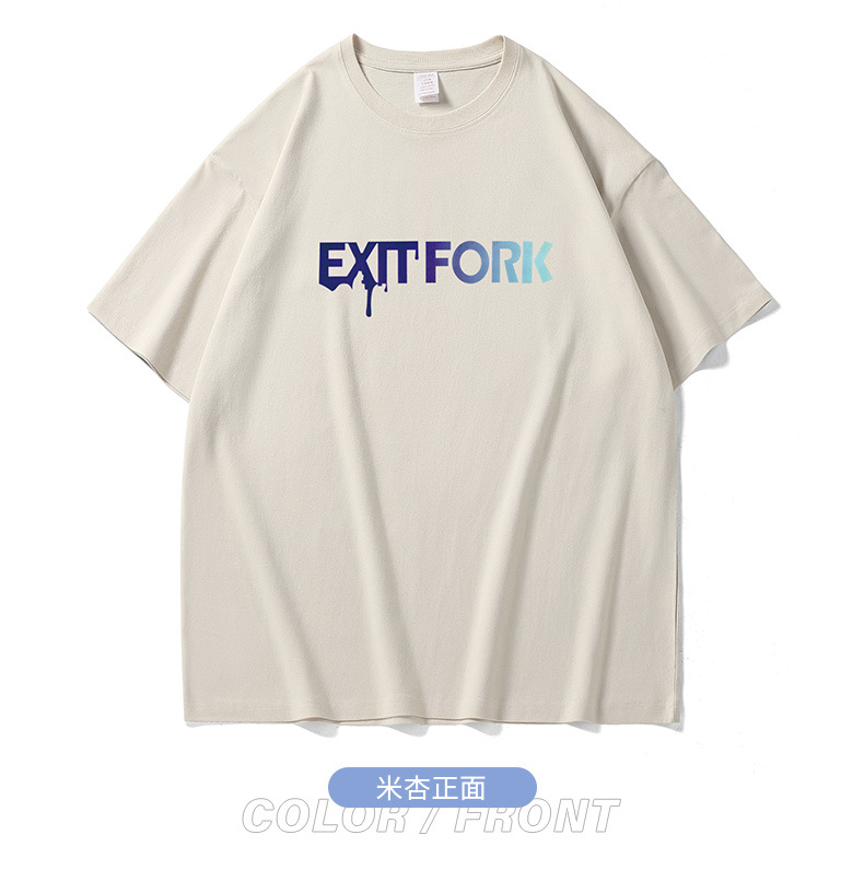 NASA collaboration short-sleeved T-shirt for men, a heavyweight off-the-shoulder pure cotton bestseller with bear print, half-sleeved couple T-shirt for women pic 61