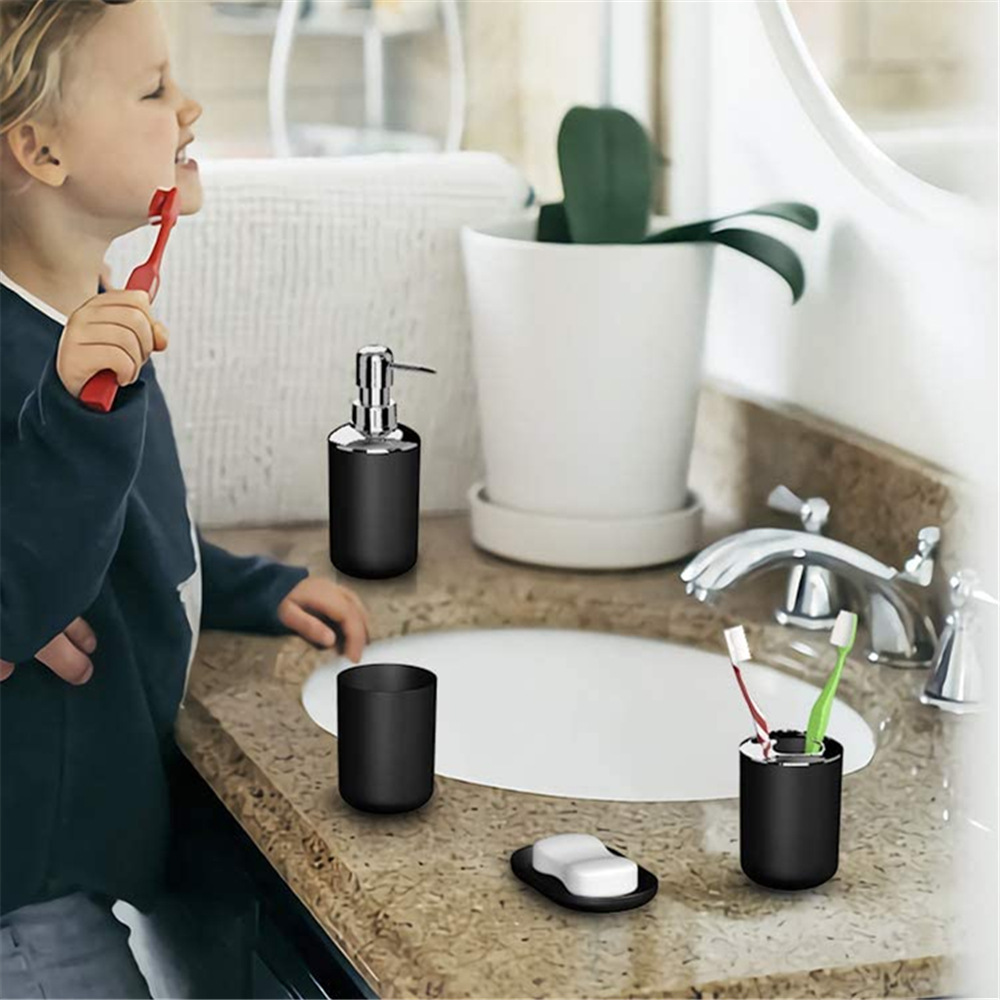 Wholesale plastic mouthwash cups, bathroom sets, brushing and toiletries, hotel bathroom supplies, Amazon trash can sets pic 20
