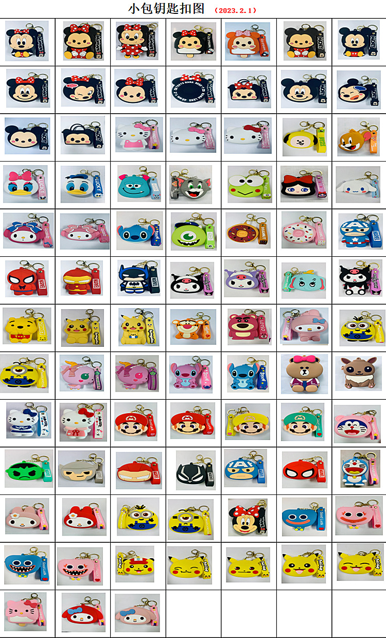 小钱包儿童可爱库洛米公主包包迷你卡通便携零钱袋硅胶零钱包学生详情12