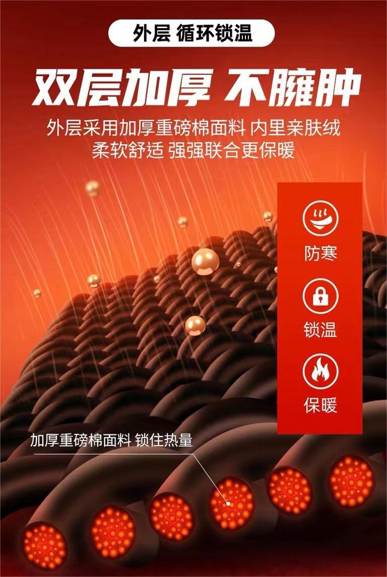 加绒卫衣男秋冬款潮牌加厚圆领宽松上衣复古重磅加厚新款卡通LOGO详情13