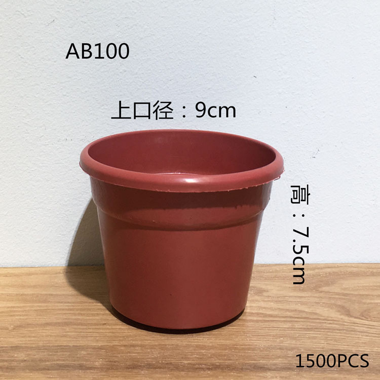 义乌厂家供应10CM*8CM圣诞花盆AB100详情3