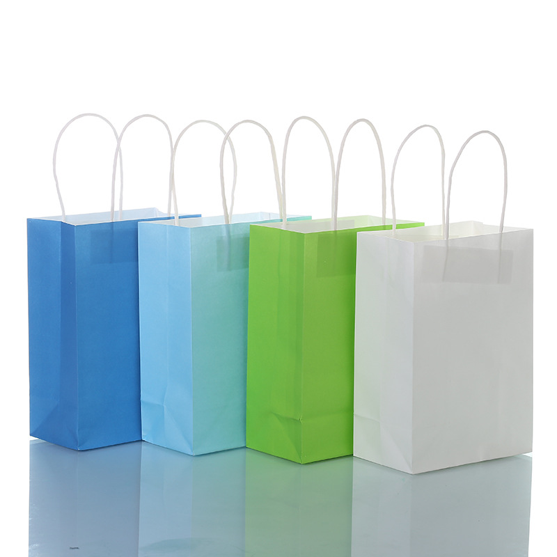 Customized eco-friendly high-end kraft paper gift bags, export kraft paper bags, general clothing packaging handbags pic 17