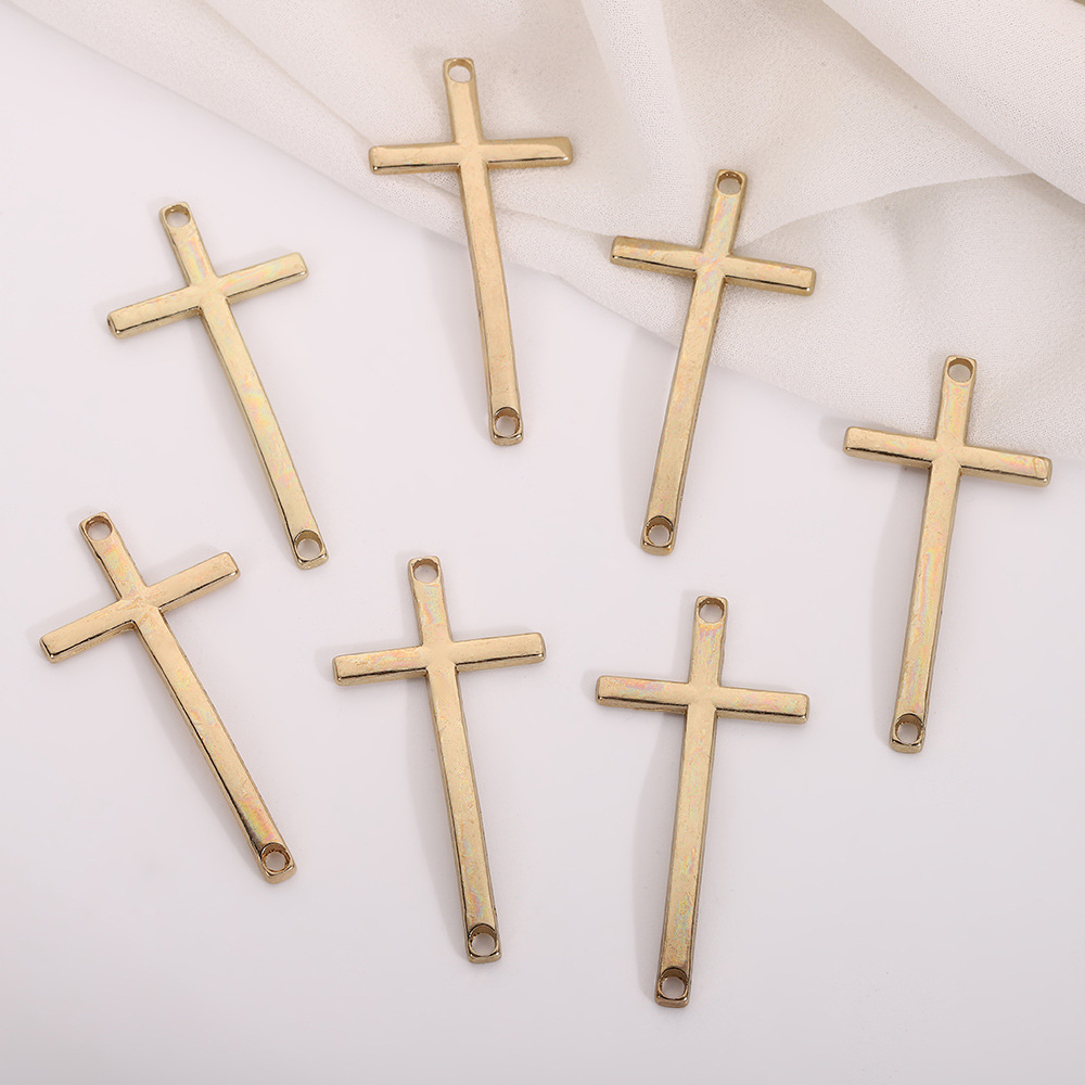 Retro alloy jewelry accessories, European cross earrings, pendants, diy necklaces, clothing decoration materials, pendants pic 1