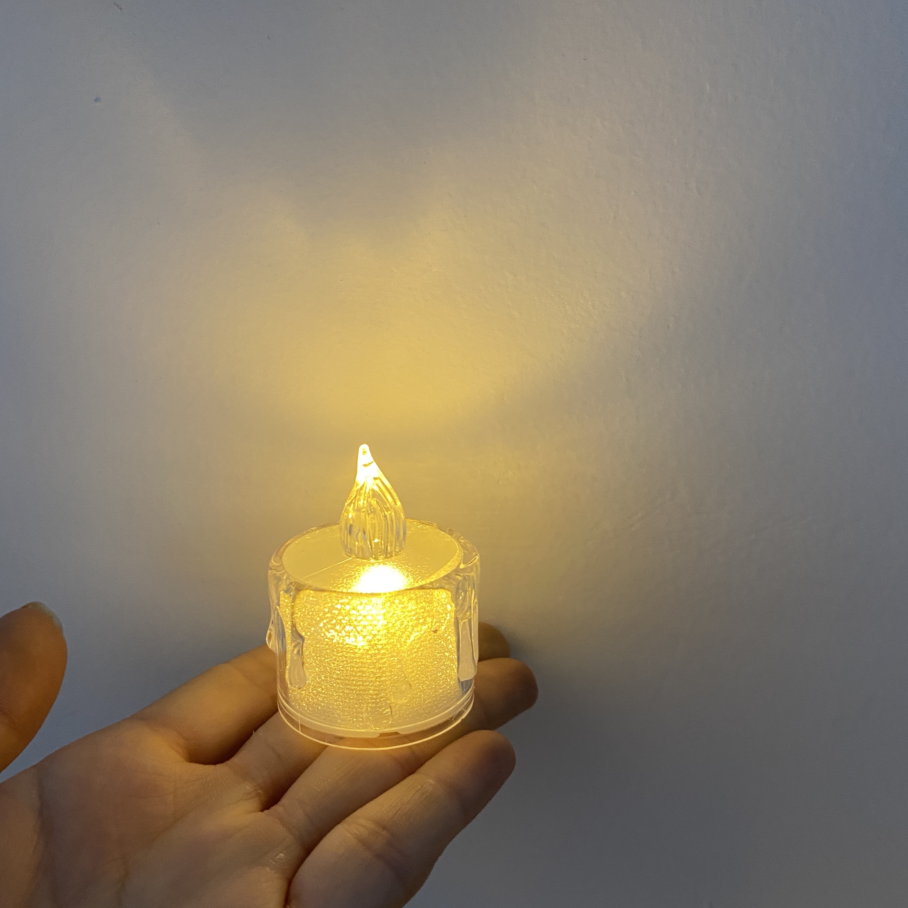 ins韩风LED电子蜡烛流泪茶蜡小夜灯圣诞摆件 Tea蜡详情10