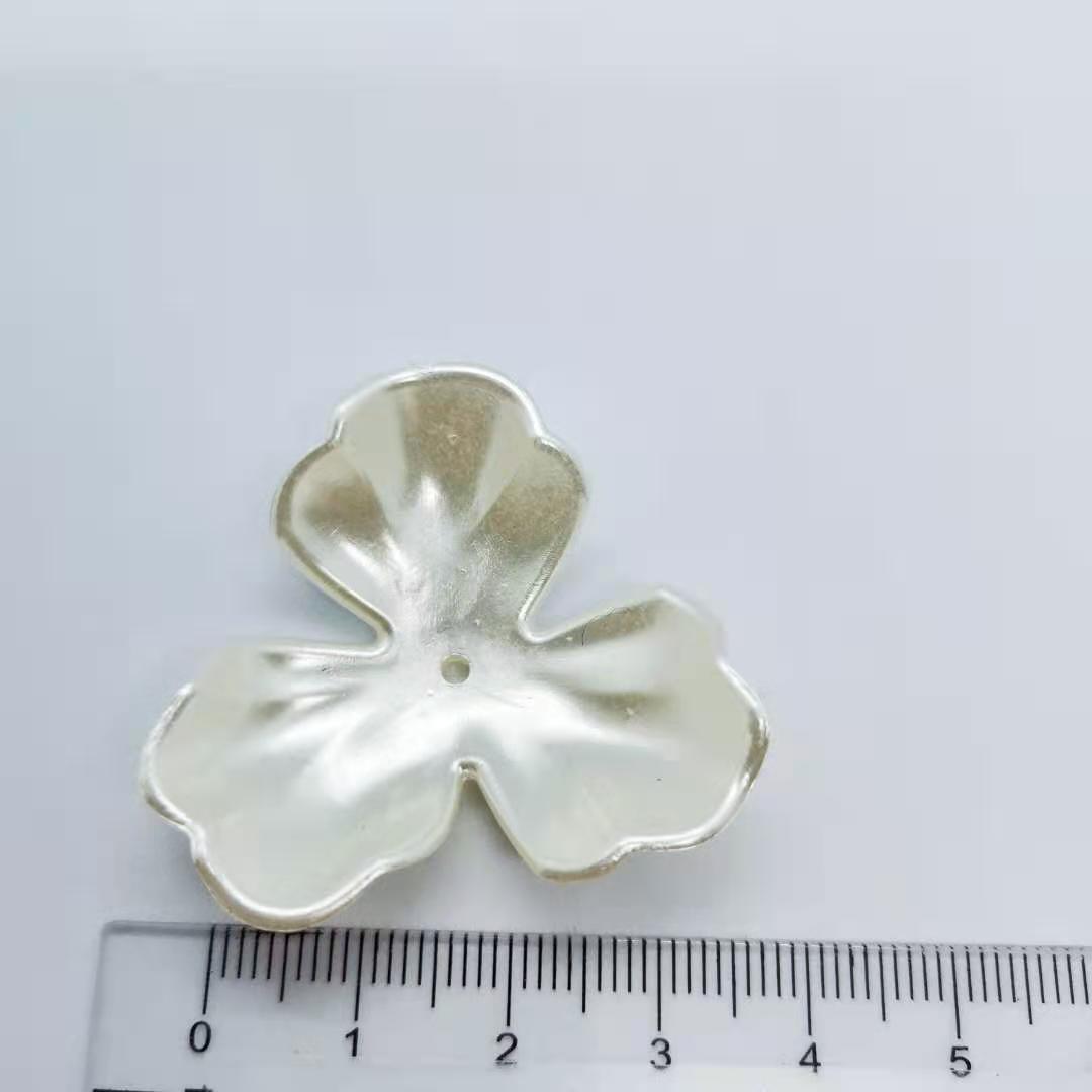 diy pearl flower plastic Korean-style three-dimensional petal hair accessory, hand accessory, corsage, wedding bride accessory, ins pic 2