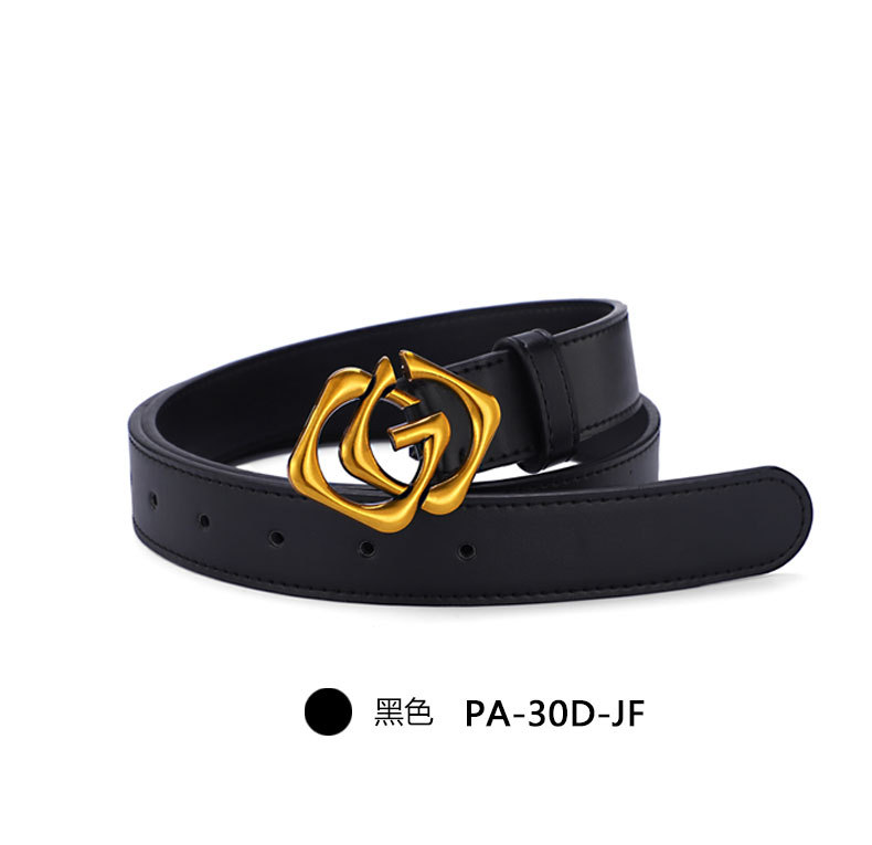 皮带女士新款配西装连衣裙子大衣装饰高级感字母宽腰带牛仔裤带详情11