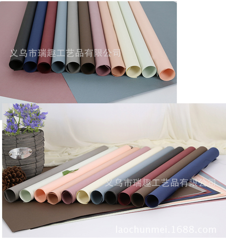 Flower packaging, wood tissue paper, gift packaging materials, dried flower bouquets, wrapping paper, flower shop supplies wholesale, 10 pieces per stick pic 7