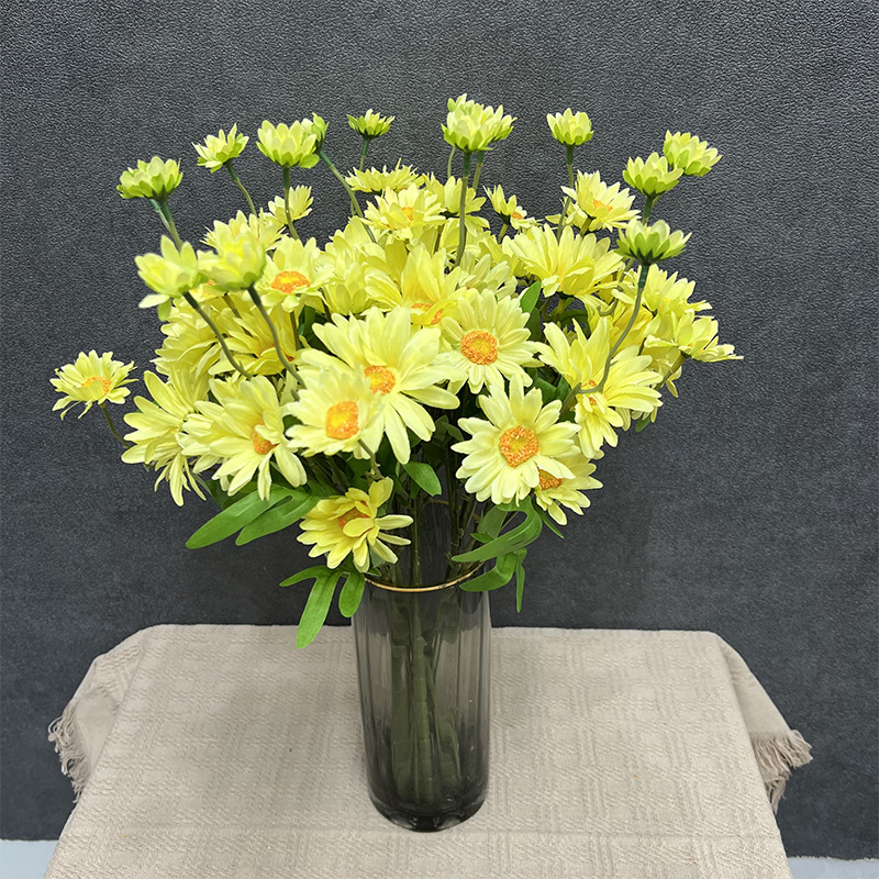 仿真高端3头植绒千姿露莲 洋牡丹仿真花 欧洲风居家客厅装饰假花详情6