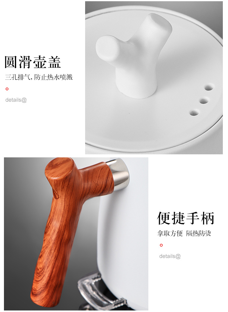 电热水壶 天鹅颈电热水壶酒店批发不锈钢冲茶壶长嘴咖啡壶 烧水壶详情20