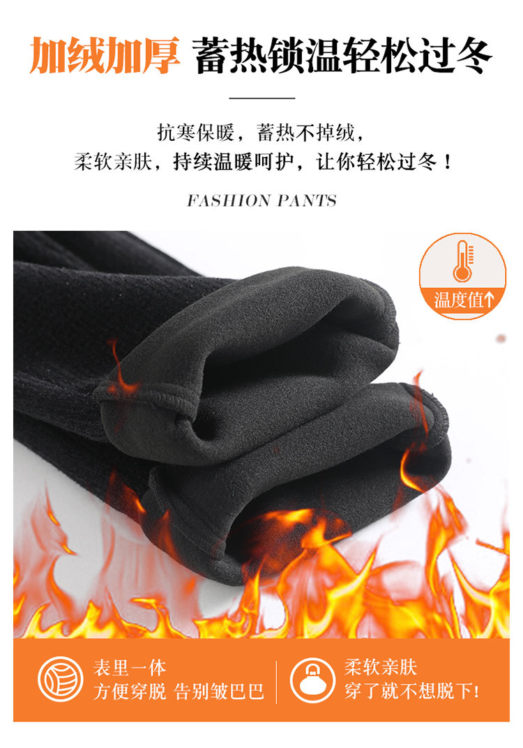 金貂绒中年妈妈裤子女秋冬款加绒加厚保暖休闲裤女百搭显瘦铅笔裤详情7