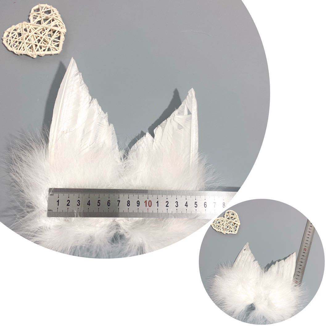 Custom-made angel feather wing prop decoration mini wings, 15-18 cm in color pic 24