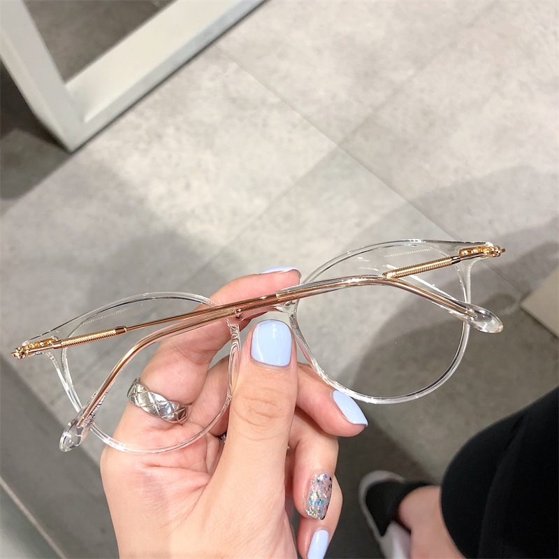 文奕02冷茶色眼镜近视超轻tr90眼镜框女素颜防蓝光镜小红书同款潮详情24