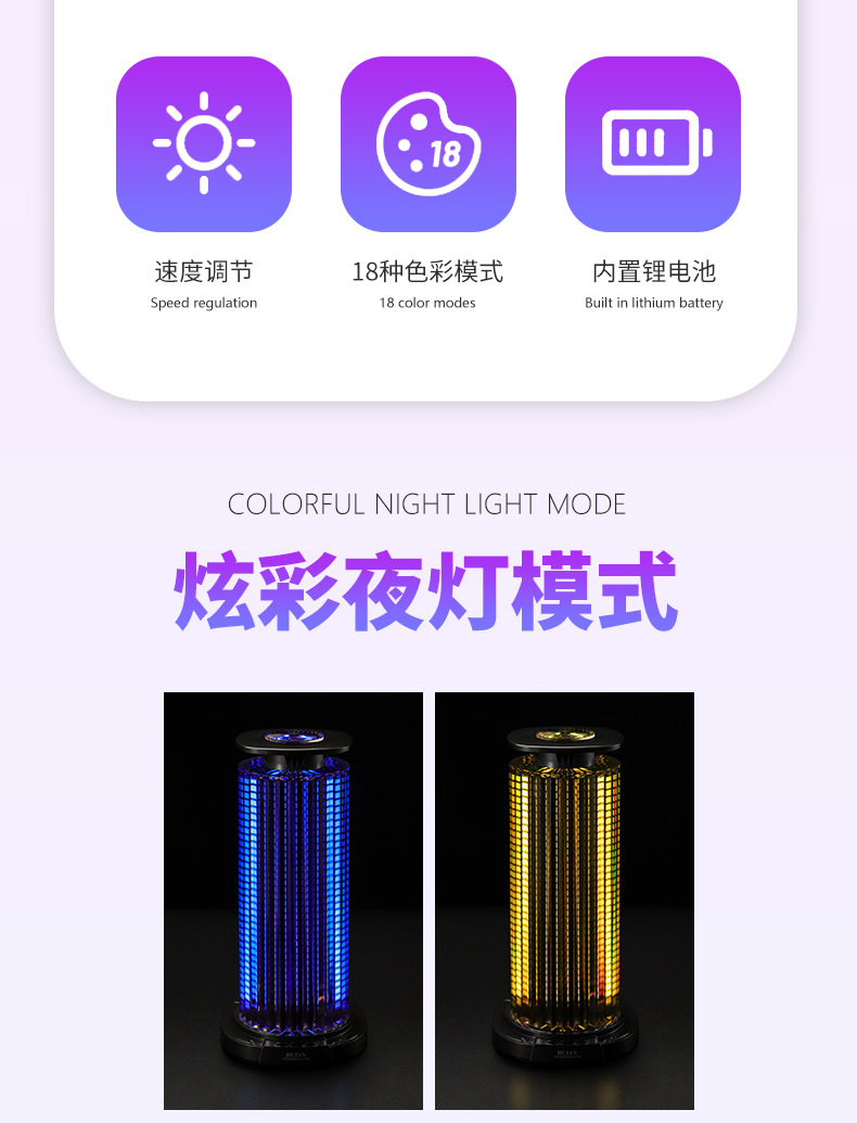 مصابيح RGB التي تحكم الصوت والصوت، والمصابيح 4D التي تحكم الإيقاع الموسيقي، والمصابيح RGB التي تحكم الصوت والصوت pic 3