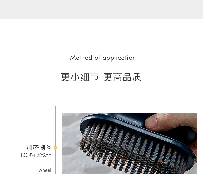 Factory direct supply 9009 laundry brush in stock for wholesale. Household high-quality soft-bristled cleaning brush for washing clothes and shoes pic 21