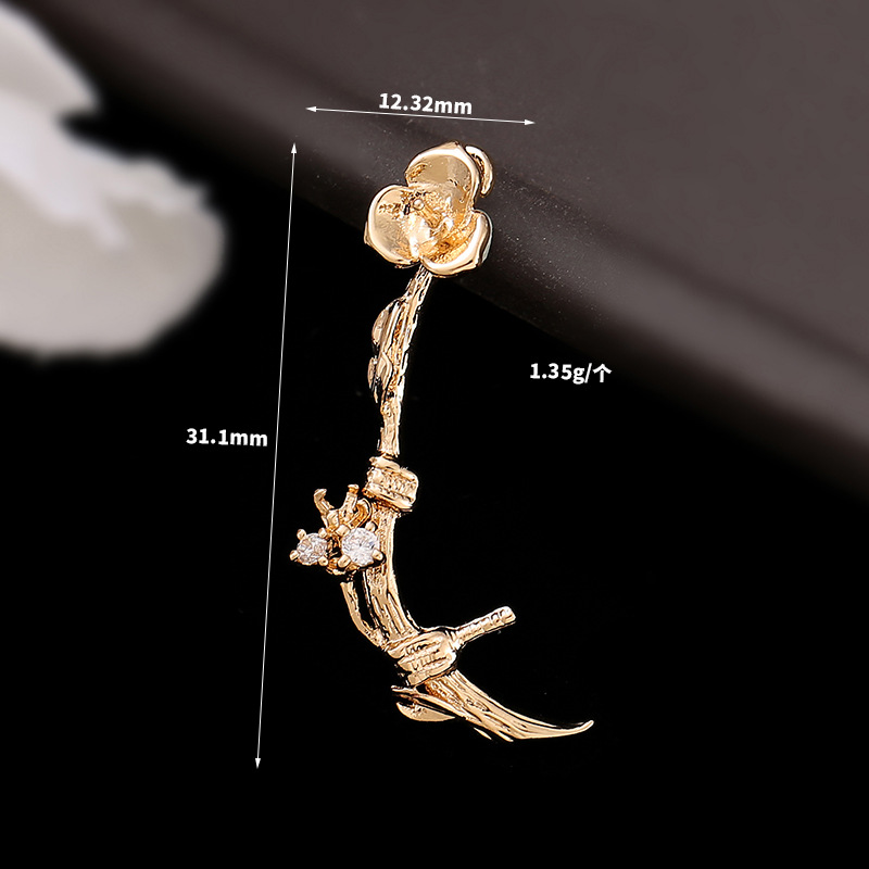 众兴古风diy饰品发簪胸针配饰树枝花树叶流苏吊挂件配饰材料步摇详情15