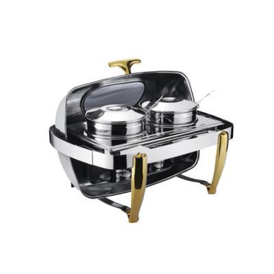 Hotel supplies: Sheep horn self-service double soup stove, visible full flip cover, Bufei stove, electric heating pic 2