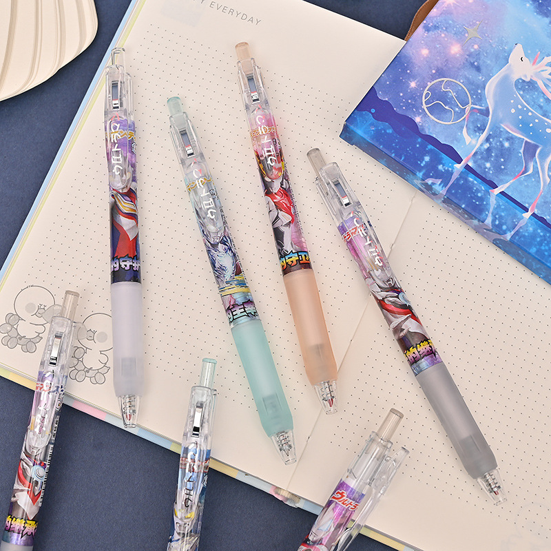 Nuevo anime pulsar pluma neutral al por mayor lindo dibujos animados douro continental prensa pen fabricantes directamente suministro de papelería pen pic 34