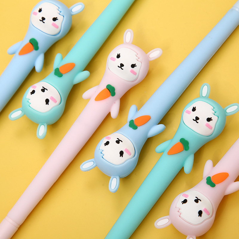 Korean version Zongfan silicone gel pen Rabbit Radish soft Silicone cartoon three-dimensional gel pen manufacturer customization pic 10