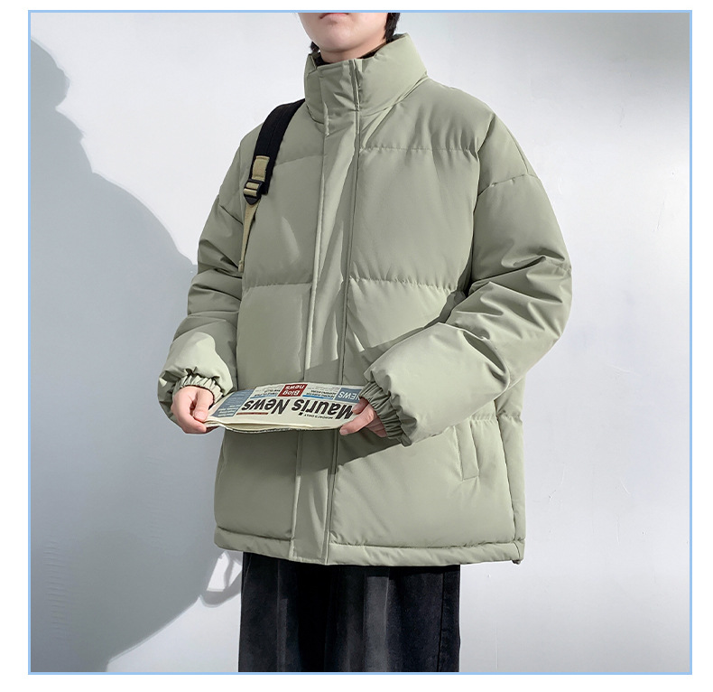 Cross-border M-8XL large-sized cotton-padded jacket for both men and women, winter custom thickened stand-up collar cotton-padded jacket, loose thickened cotton-padded jacket for men pic 20
