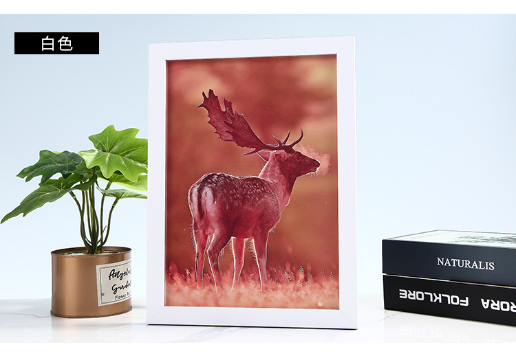 Factory wholesale of simple wooden display table photo frames, business license, calligraphy works, posters, diy jigsaw puzzle picture frames pic 17