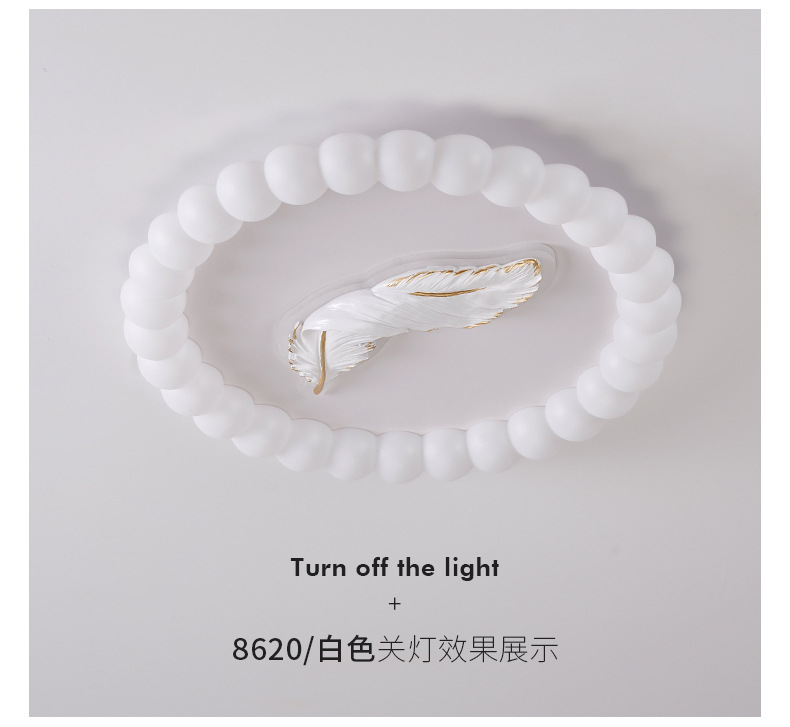 Nube influenciador techo lámpara estilo crema moderno cálido chicos niñas niños luz de habitación luz de dormitorio calabaza luz de red pic 12