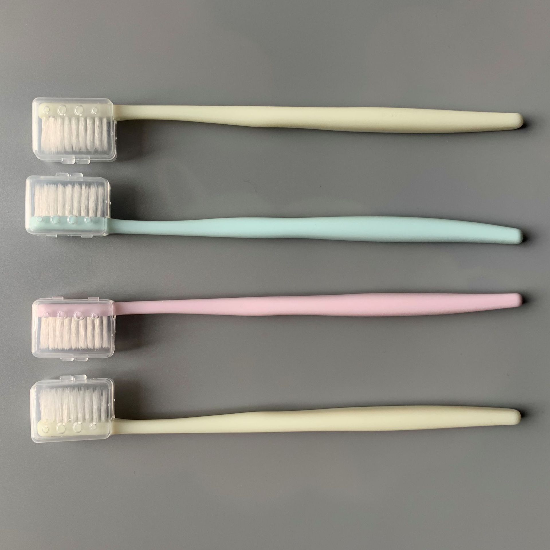 This is a popular Korean macaron ten-stick set and a Japanese Muji bamboo charcoal soft-bristled adult family toothbrush pic 12