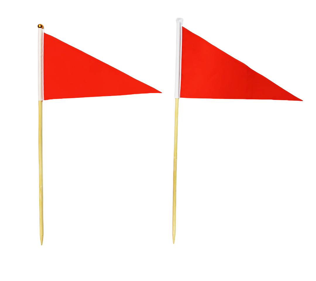 8号14x21cm实心杆地标旗三角小彩旗十色彩旗详情1