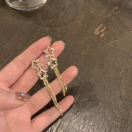 The 2025 new cold style earrings, a niche design for women, zircon ear buckles S925 silver needle, a popular earpiece pic 25