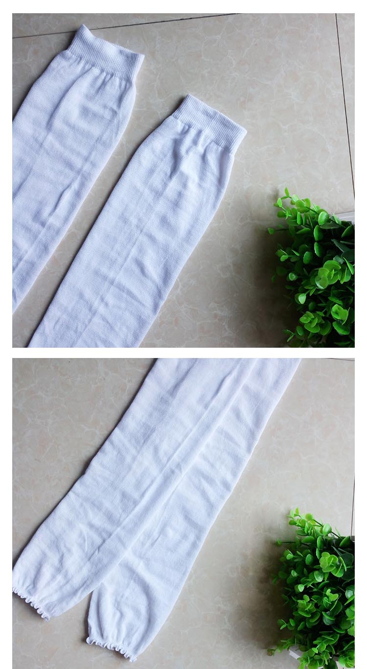 Spring and summer ultra-thin transparent sun protection thigh-high socks, knee-length knitted yoga, dance, cycling socks, air-conditioned room warmth and leg protection pic 21