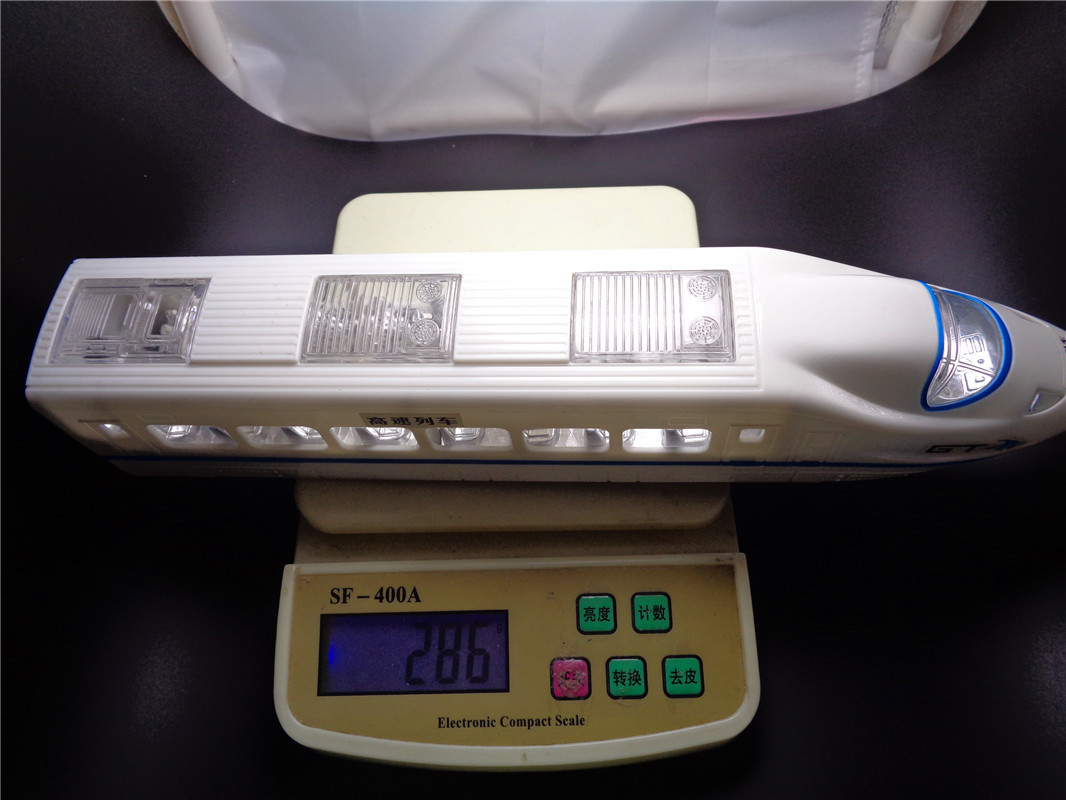 The best-selling LED simulation train of the Harmony high-speed train and electric train model of the seven-color music luminous toy pic 7