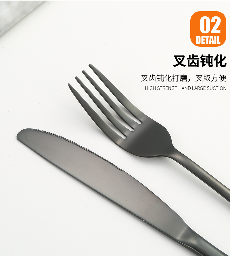 60件套餐具12人套装亚马逊美国站flatware set跨境1010不锈钢餐具详情9