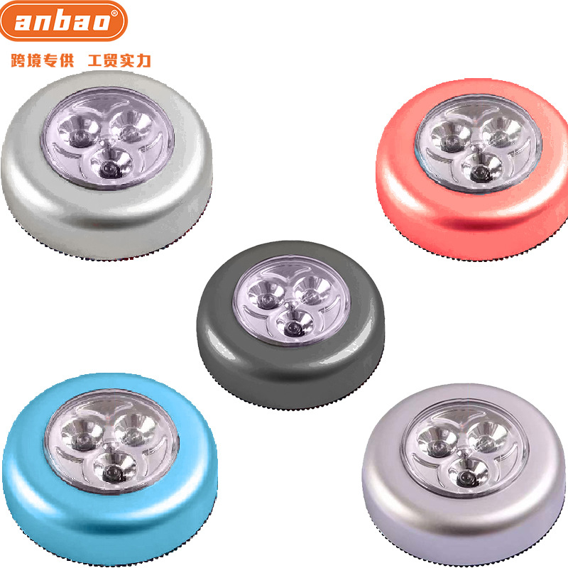 Three-thirds light, touch light, pat light, LED car, household emergency wall light, cabinet, wardrobe, night light, lighting fixtures pic 1
