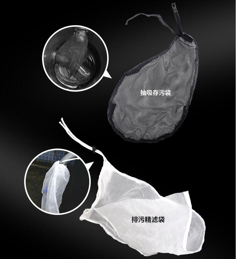 CPS fish pond sewage suction machine, cleaning machine, filter sludge suction pump, fecal suction device, swimming pool underwater vacuum cleaner, pond cleaner pic 13