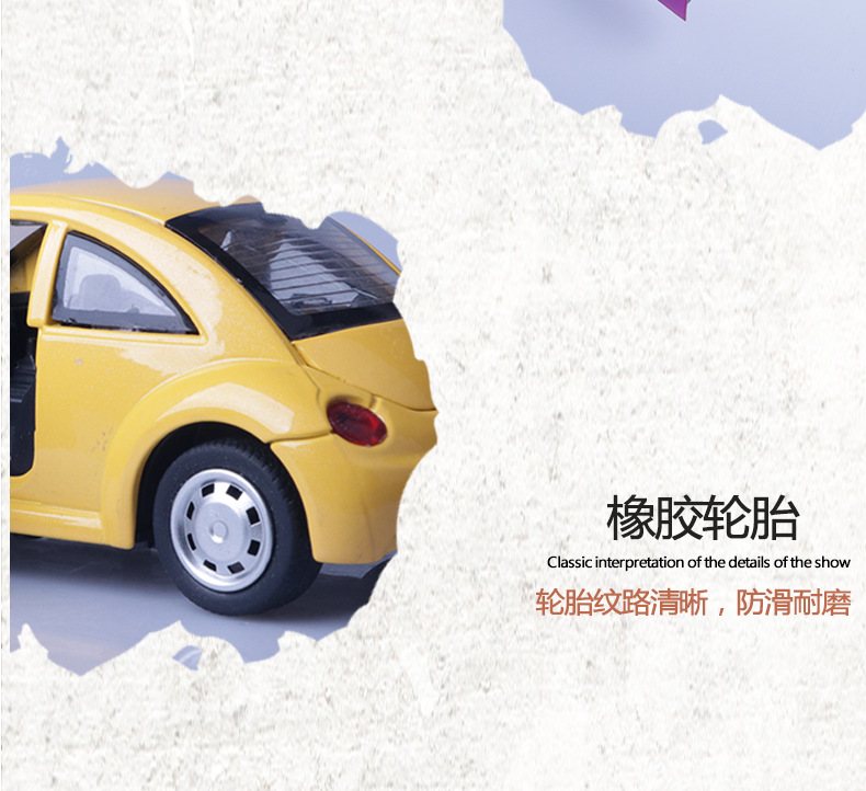 Cake baking 1:32 beetle alloy car models modelos de coches niños juguetes fabricantes de coches al por mayor pic 15