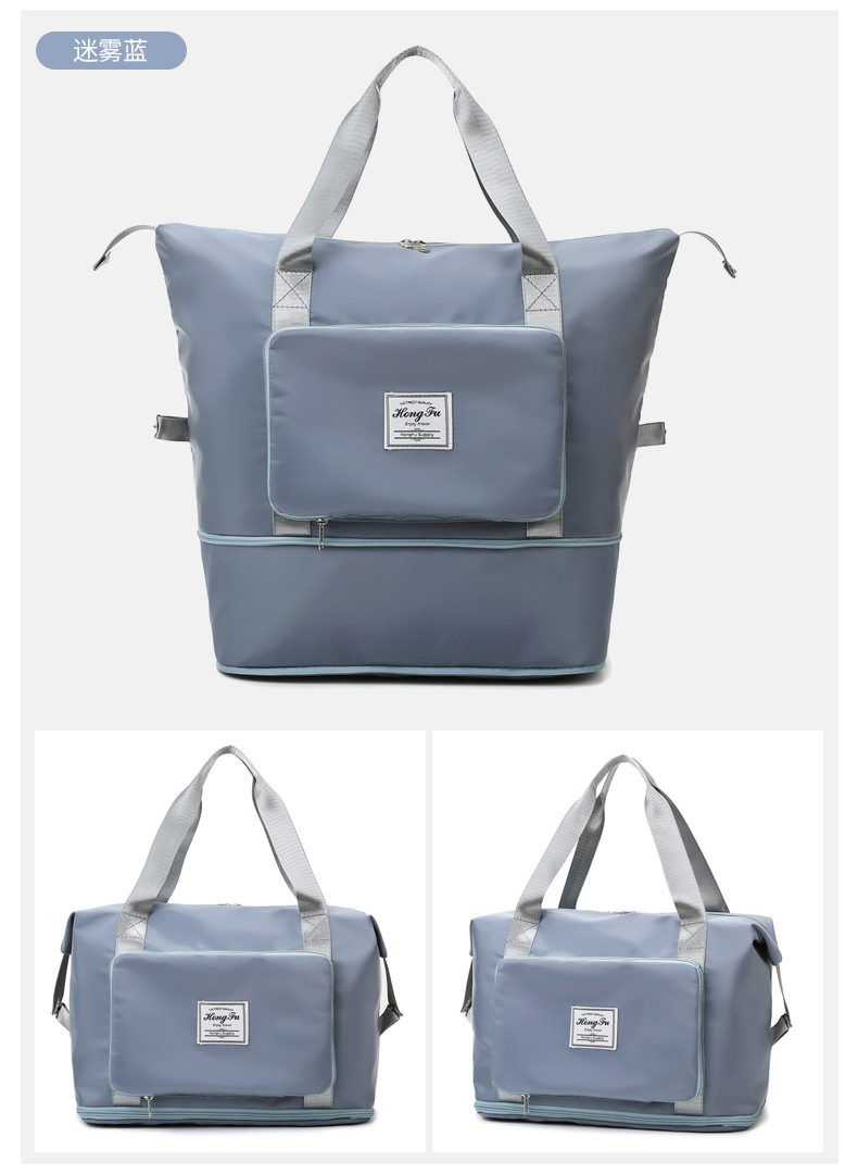 Wholesale dry and wet separation sports hand-held shoulder bags, yoga and fitness bags, folding and storage large-capacity travel bags, LOGO pic 45