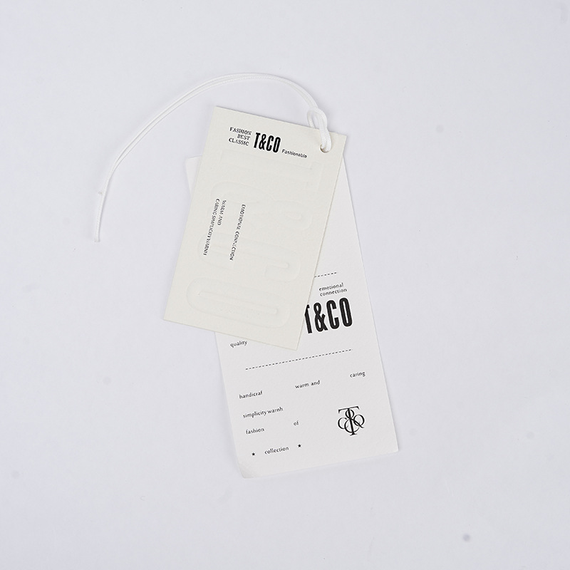 空白吊牌服装饰品吊牌 价格商标挂绳吊卡牛皮纸小卡片吊牌定制详情31