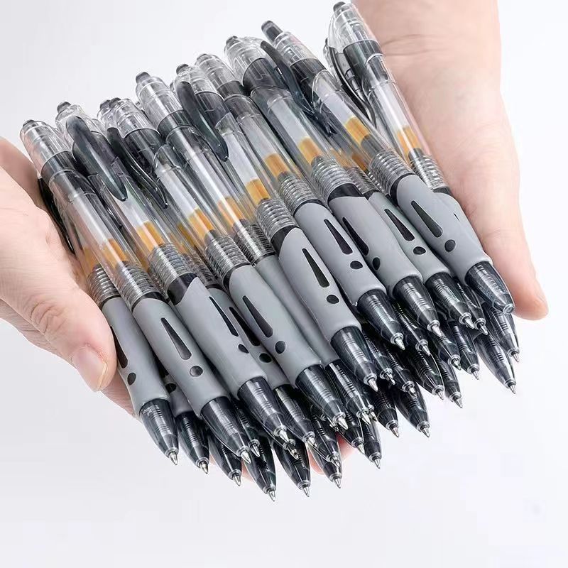 Office stationery: neutral, straight, liquid, ballpoint pen, red, black, blue, carbon pen, special practice pen, signature pic 10