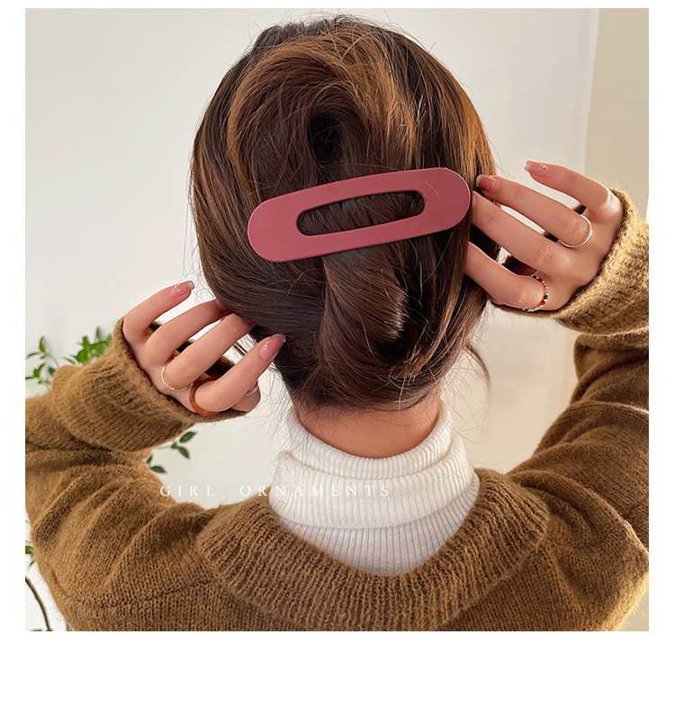 Large-sized hair clips for women, Korean style headwear, bangs clips, side hair clips, back of the head, duckbill clips, new plastic hair clips pic 29